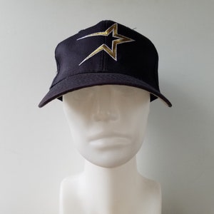 Vintage HOUSTON ASTROS Snapback Hat - Bd&A Woodinville WA Baseball Cap - 6 Panel MLb Promo Adjustable Embroidered Ballcap -Made in Hong Kong