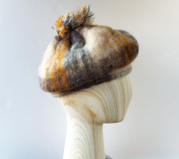 Vintage Hemmings at Donegal Design Mohair Wool Beret  display picture 2