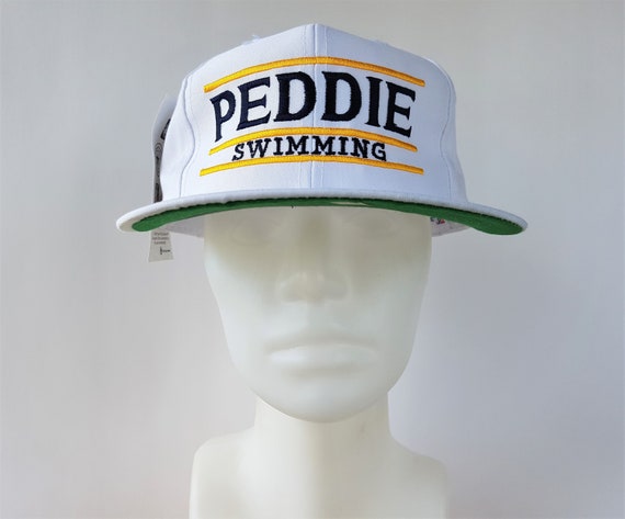 Vintage 90s PEDDIE SWIMMING Snapback Hat The Game… - image 1