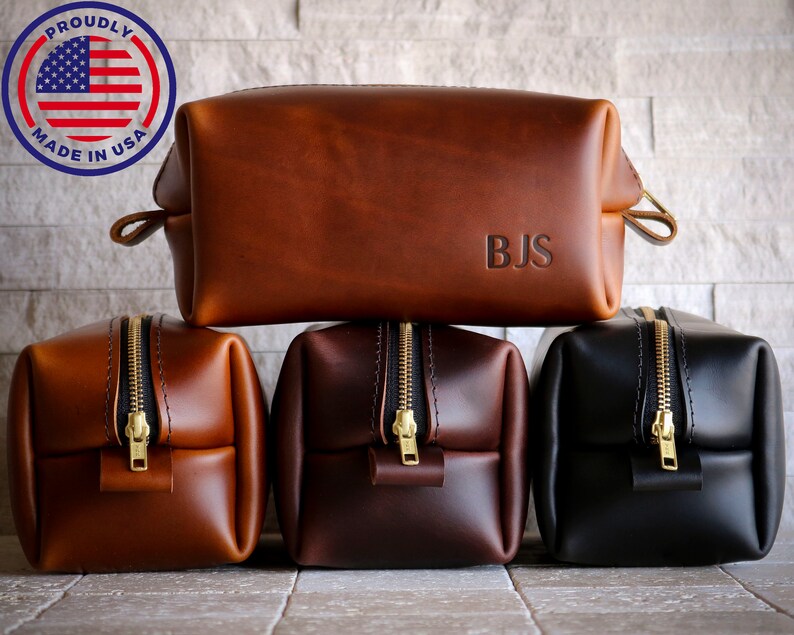 mens toiletry bag personalized