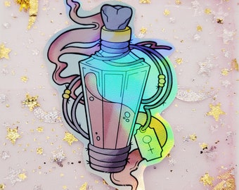 Pink Potion Holographic Sticker