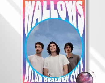 Wallows Woodstock Poster | Wallows Digital 11x14 Wall Art | Printable Wallows Wall Art