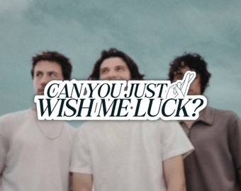 ¡Deséame suerte! Pegatina de Wallows / Pegatinas de la era TMTIO de la banda de Wallows