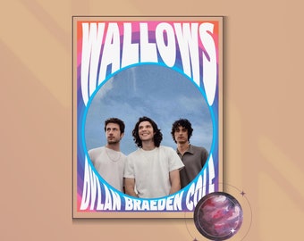 Wallows Woodstock Poster | Wallows Digital 8.5x11 Wall Art | Printable Wallows Wall Art