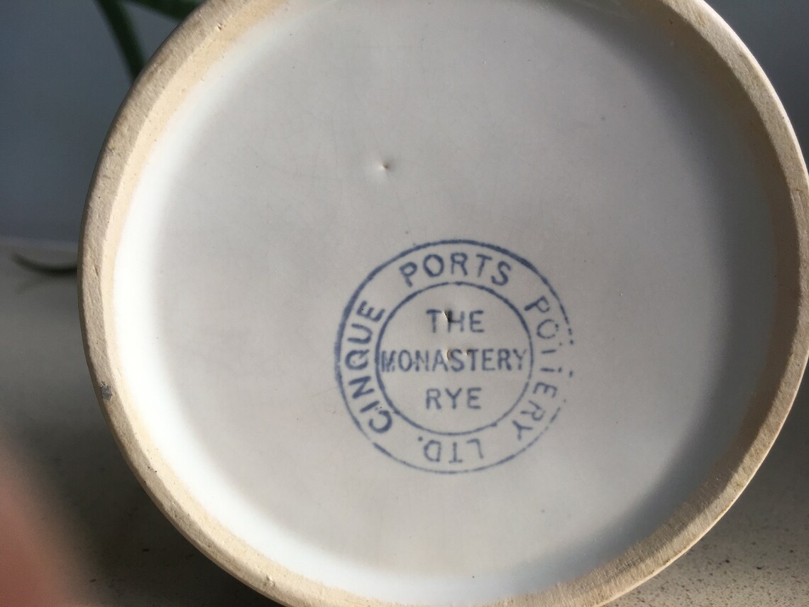 Vintage Retro Cinque Ports Rye Pottery Sugar Bowl. British Etsy UK