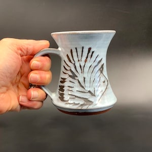 Studio Pottery Mug by Elizabeth Andrea Bailey with Hedgehog  Design