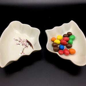 Vintage Japanese Porcelain Cherry Blossom Dishes: Nunome Fine Porcelain