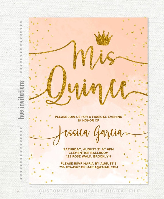 Quinceanera Party Invitations 8