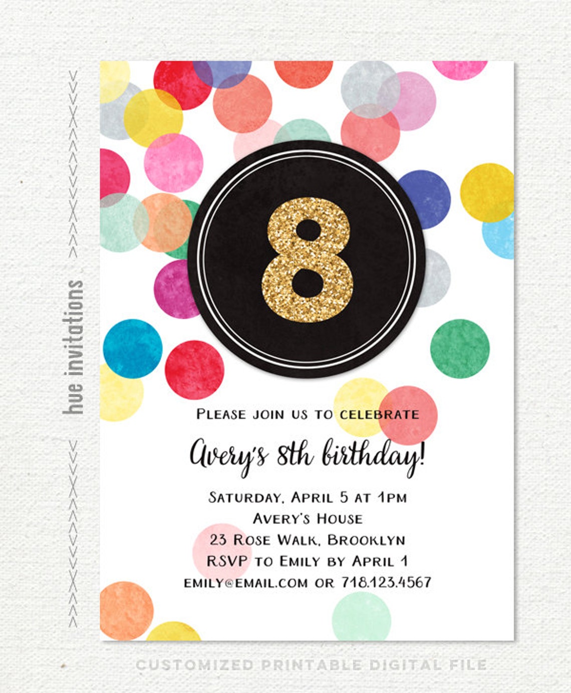 8th-birthday-invitation-for-girls-rainbow-birthday-party-gold-etsy