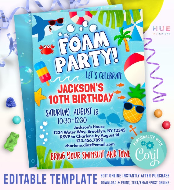 Spread the word with a fun party invite