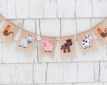 Farm Theme Baby Shower Decorations Farm Banner Print At Etsy