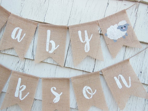 Lamb Baby Shower Lamb Baby Shower Banner Lamb Shower Decorations Lamb Baby Shower Lamb Baby Shower Banner Lamb Shower Decorations