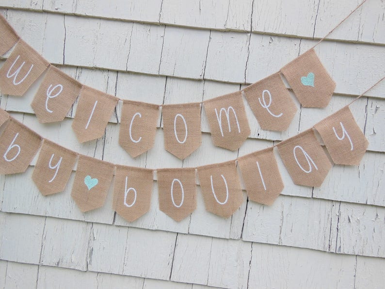 Mint Green Baby Shower Decor Baby Banner Burlap Baby Etsy