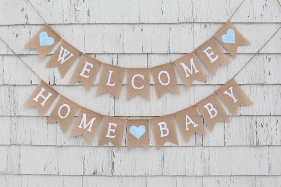 Welcome Home Baby Banner Domaregroup