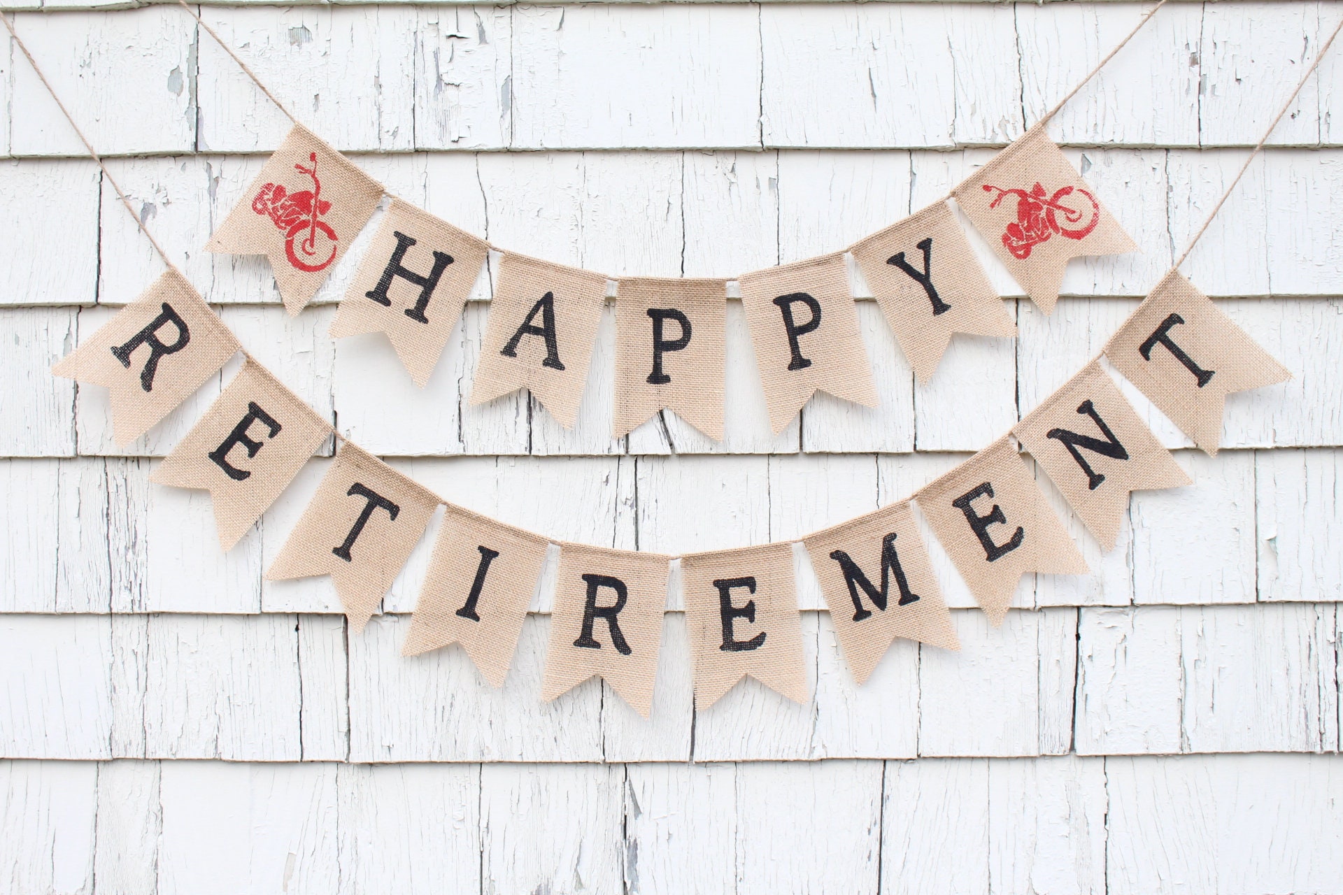 Happy Retirement Banner Retirement Party Decorations Etsy