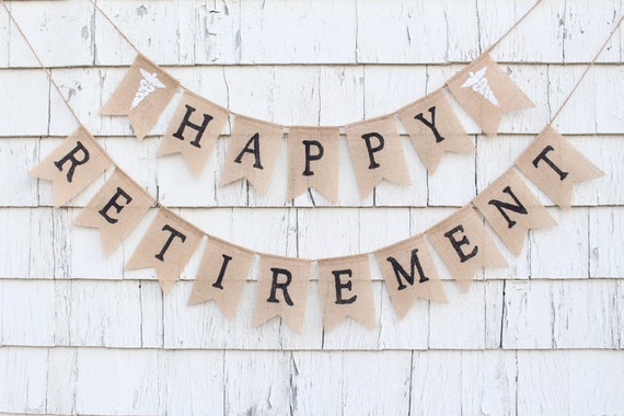 Nurse Doctor Retirement Party Decorations, Happy Retirement Banner, Retirement Party Decor, Doctor Health Care Retirement Supplies, Caduceus
