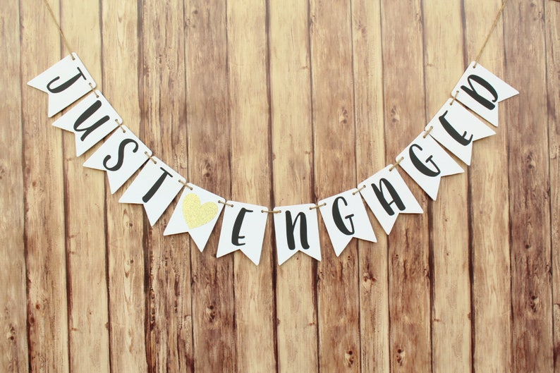 Just Engaged Banner Just Engaged Sign Engagement Party Etsy just-engaged-banner-just-engaged-sign-engagement-party-etsy
