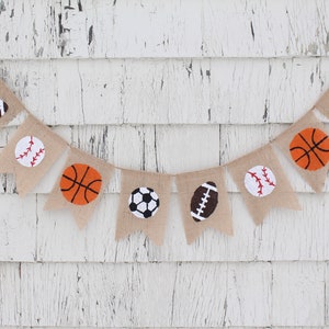 Sports Nursery Decorations, Sports Birthday Party Decor, All Star Birthday Party, All Star Baby Shower Decor, Sports Baby Shower Decorations afbeelding 2