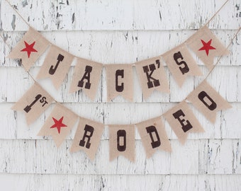 First Rodeo Birthday, Rodeo Party Decorations, Cowboy First 1st Birthday Banner, My 1st Rodeo Birthday, Custom Cowboy Birthday Banner