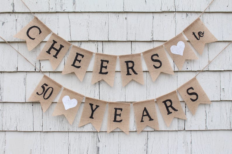 Cheers to 30 Years, 30th Anniversary Decorations, Cheers to 30 Years Banner, 30 Years Loved, Happy 30th Birthday, Rustic Birthday Decor image 5