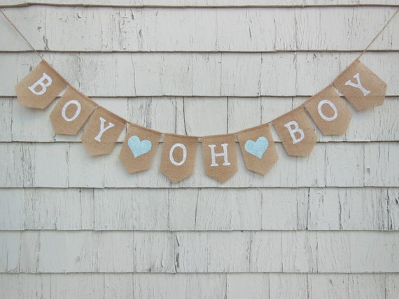 XM2703-IT'S A BOY Guirlande Bannière Banderole Décoration