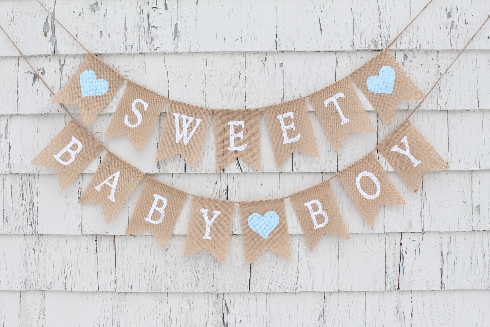Sweet Baby Boy Banner Rustic Baby Boy Shower Decorations Etsy