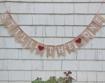 Anniversary Banner, Anniversary Garland, 10th 20th 25th 50th Anniversary Party Decor, Still The One Banner, Vow Renewal, We Still Do Bunting