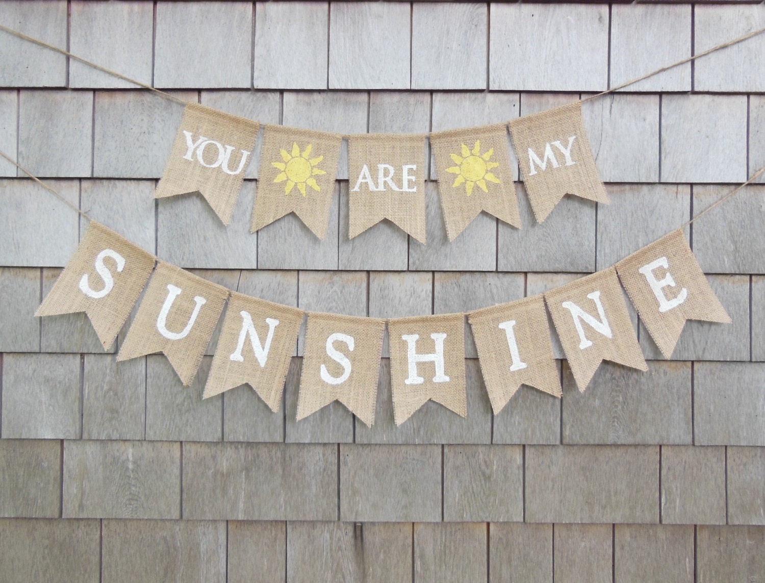 You are my sunshine Banner You are my sunshine Garland Etsy