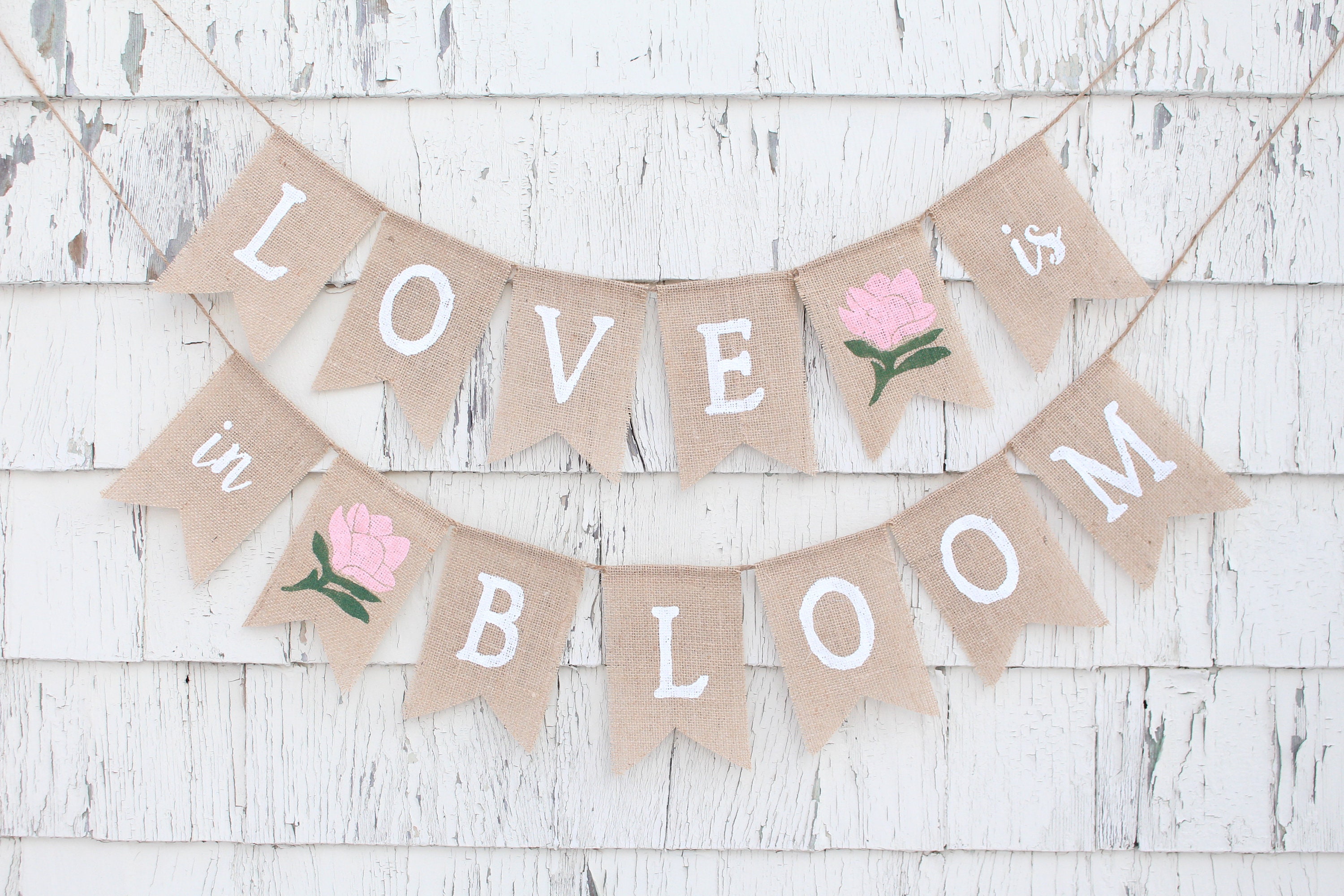 Love is in Bloom Banner Love is in Bloom Bridal Shower Let Etsy