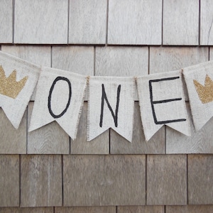 Where the Wild Things Are First Birthday Highchair Banner, Where the Wild Things Are 1st Birthday Banner, One Highchair Burlap Garland
