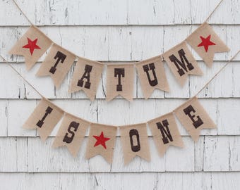 Western Theme First Birthday Party, Cowboy First 1st Birthday Banner, My 1st Rodeo Birthday, Cowboy Birthday Banner, Cowboy Decorations