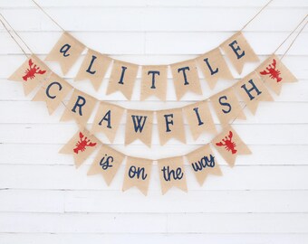 A Little Crawfish is on the way, Let’s Get Cray Baby on the way, Crawfish Boil Shower, Bayou Theme Sprinkle, Little Mud Bug, Pinch Me