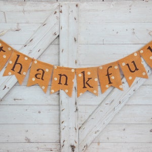 Listo para enviar, decoración de Acción de Gracias, pancarta de agradecimiento, pancarta de Acción de Gracias, pancarta de arpillera de agradecimiento, guirnalda de Acción de Gracias, Feliz Día de Acción de Gracias