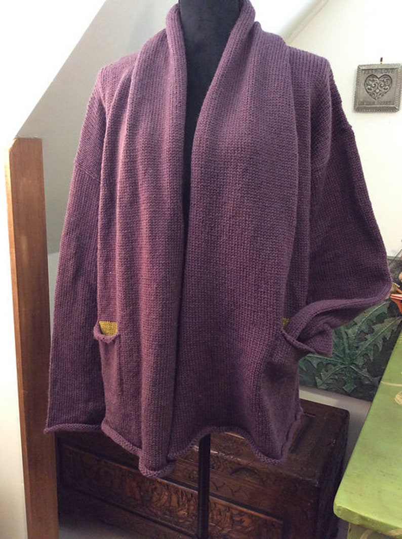 Machine Knitting pattern PDF LK150 Toolara Cardigan Mid Gauge Etsy