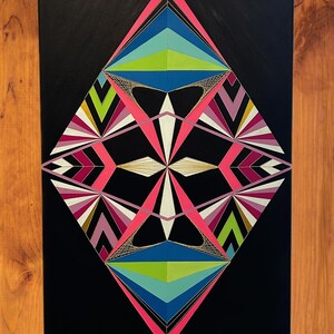Abstract Geometric Painting