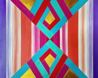 Abstract Geometric Painting