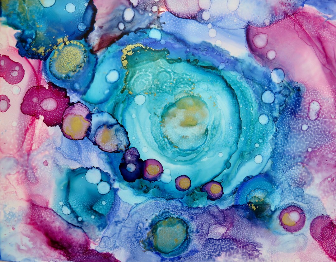 Alcohol Ink Art Etsy