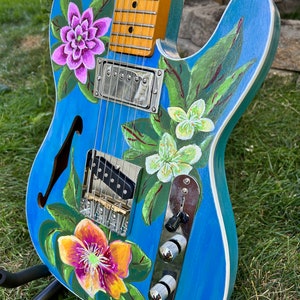 Custom Hand Painted Guitar