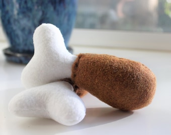 Felt Chicken Leg
