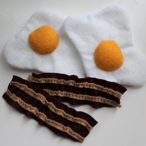 Felt Bacon and Eggs