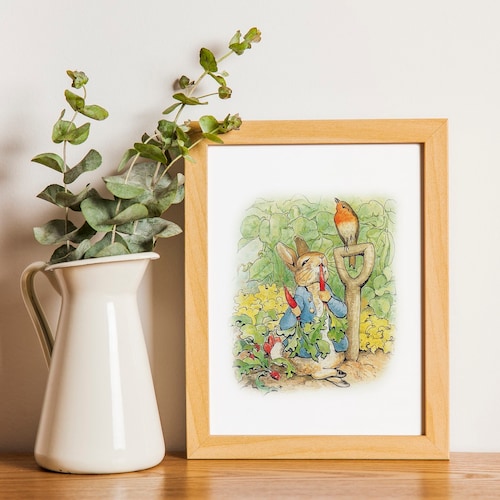 Peter Rabbit Art Print Beatrix Potter Illustration Nursery - Etsy