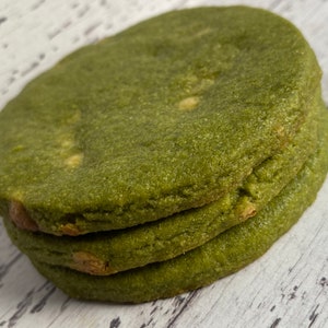 White Chocolate Matcha Rolled Cookie Recipe