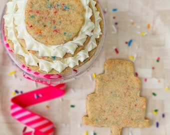 Birthday Cake Batter Rolled Cookie Recipe