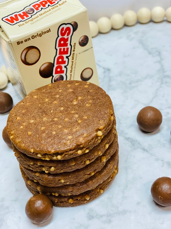Malted Chocolate whoppers Inspired Rolled Cookie Recipe 
