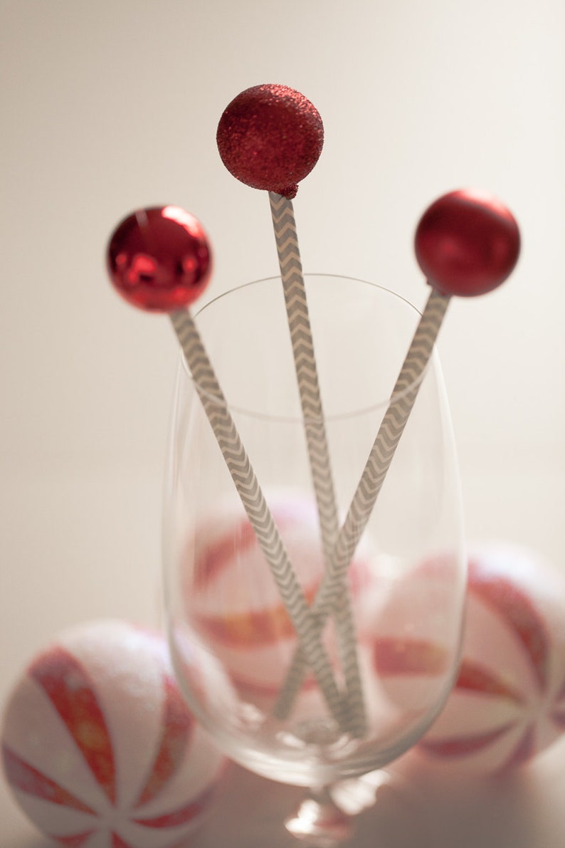 Drink Stirrer perfect for Holiday Christmas or New Etsy