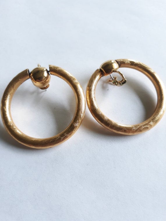 napier hoop earrings