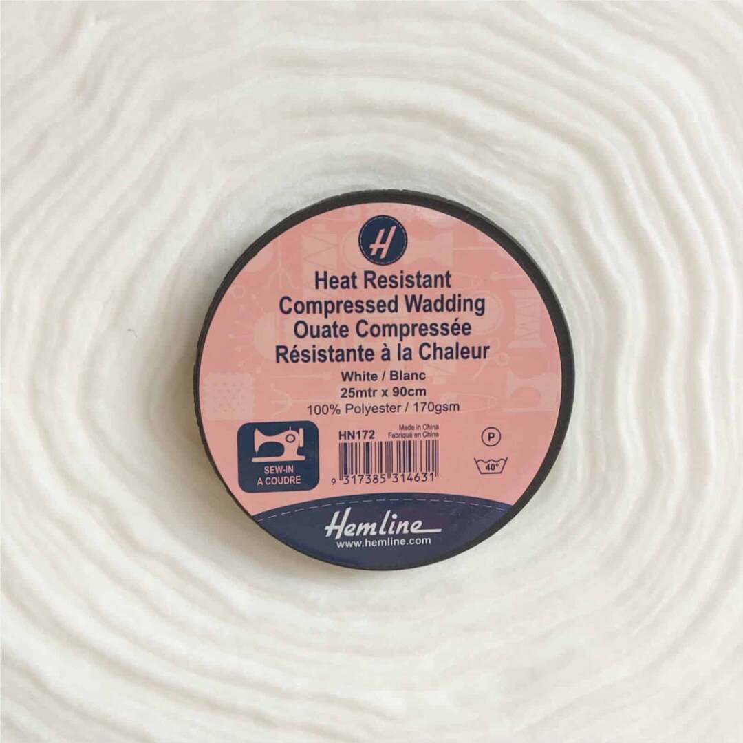 Compressed Wadding Sew in Heat Resistant 90cm Wide by the Half Metre - Etsy