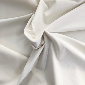 Calico, Pre-Shrunk Natural Unbleached Cotton 140cm Wide, By The Half Metre image 1