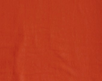 Terracotta Cotton Elastane Jersey Fabric: Four Way Stretch, Oeko Tex, 150cm Wide