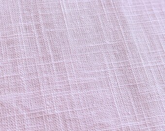Ivory Washed Pure Linen Fabric Breathable Dress Material 136cm Wide By The Half Metre